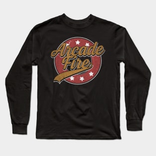 Personalized Name Arcade Vintage Circle Limited Edition Long Sleeve T-Shirt